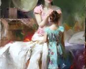 Pino Daeni painting - 皮诺·丹尼尔